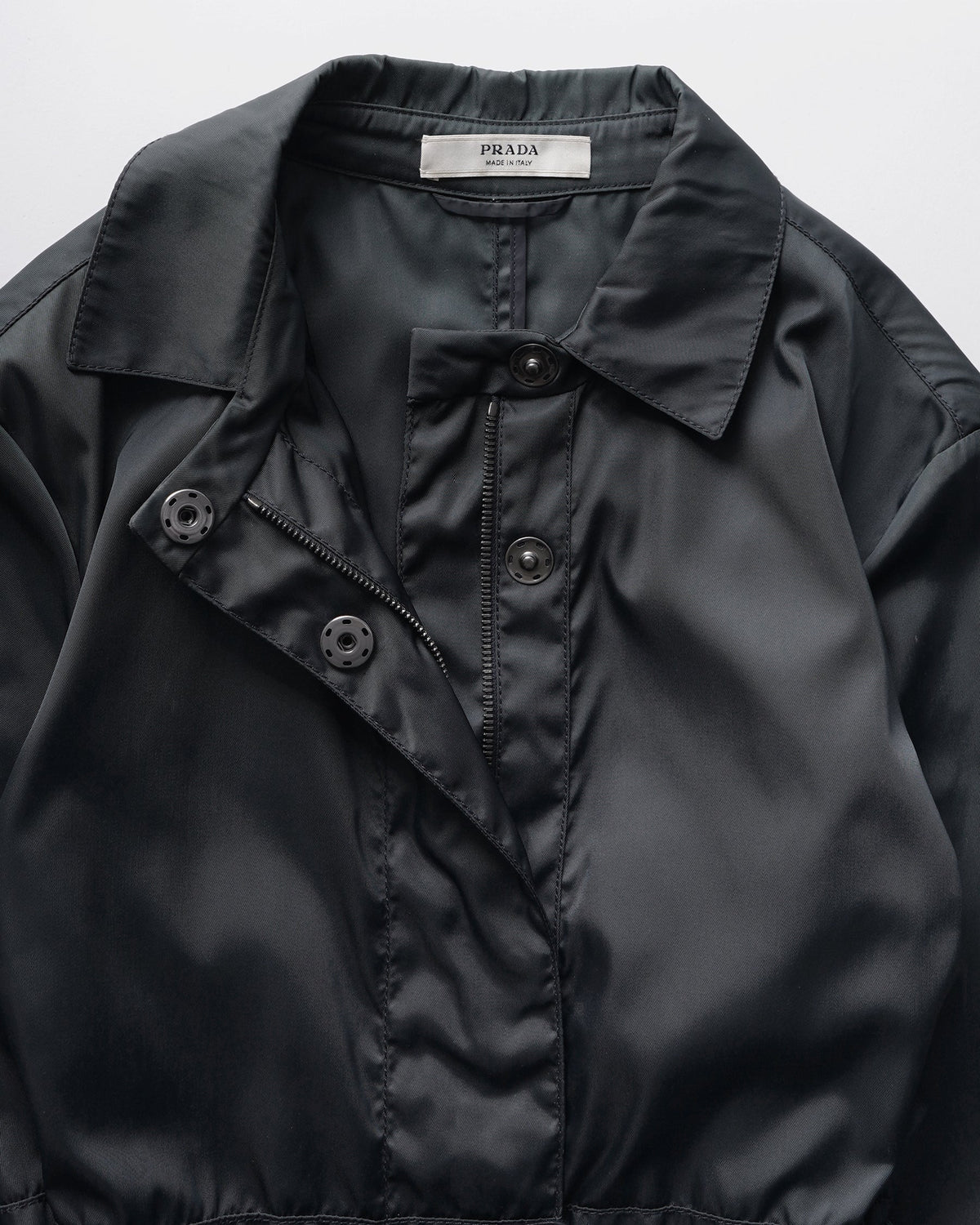 Belted Nylon Coat