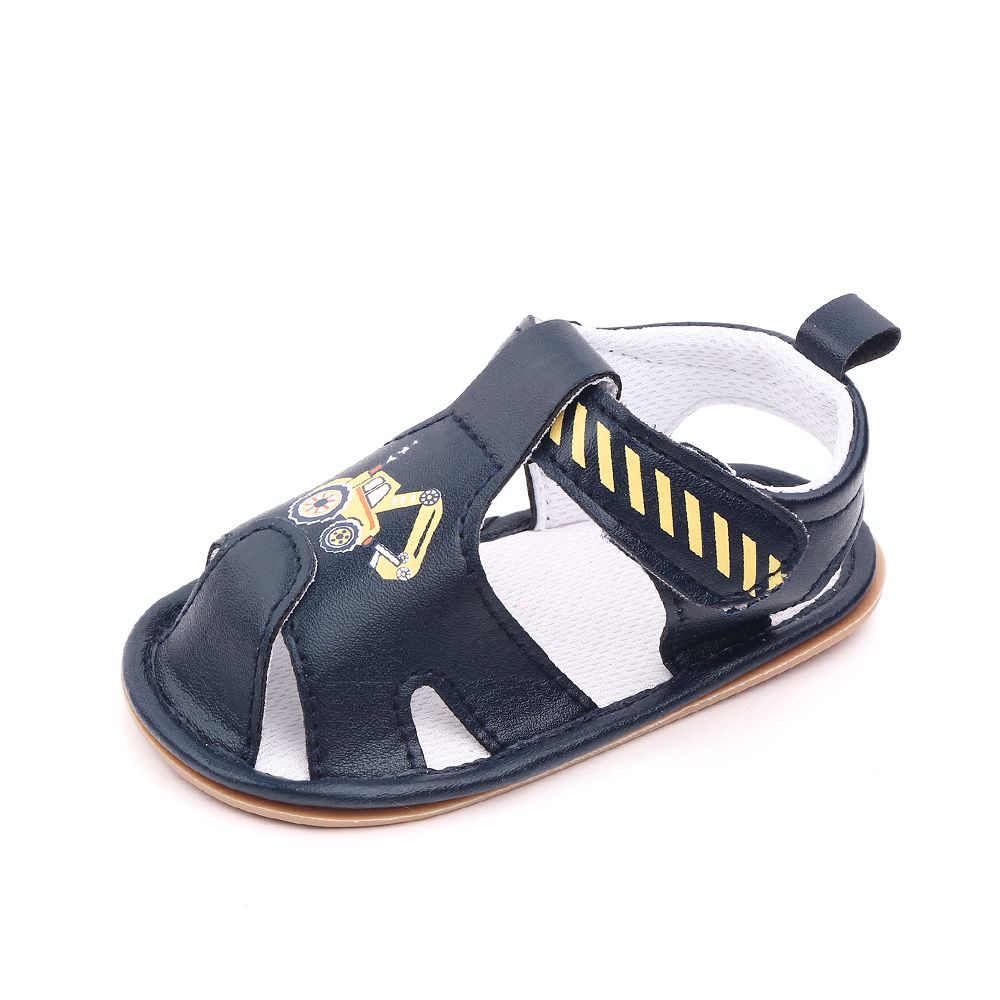 Blue Digger Cartoon Baby Shoes
