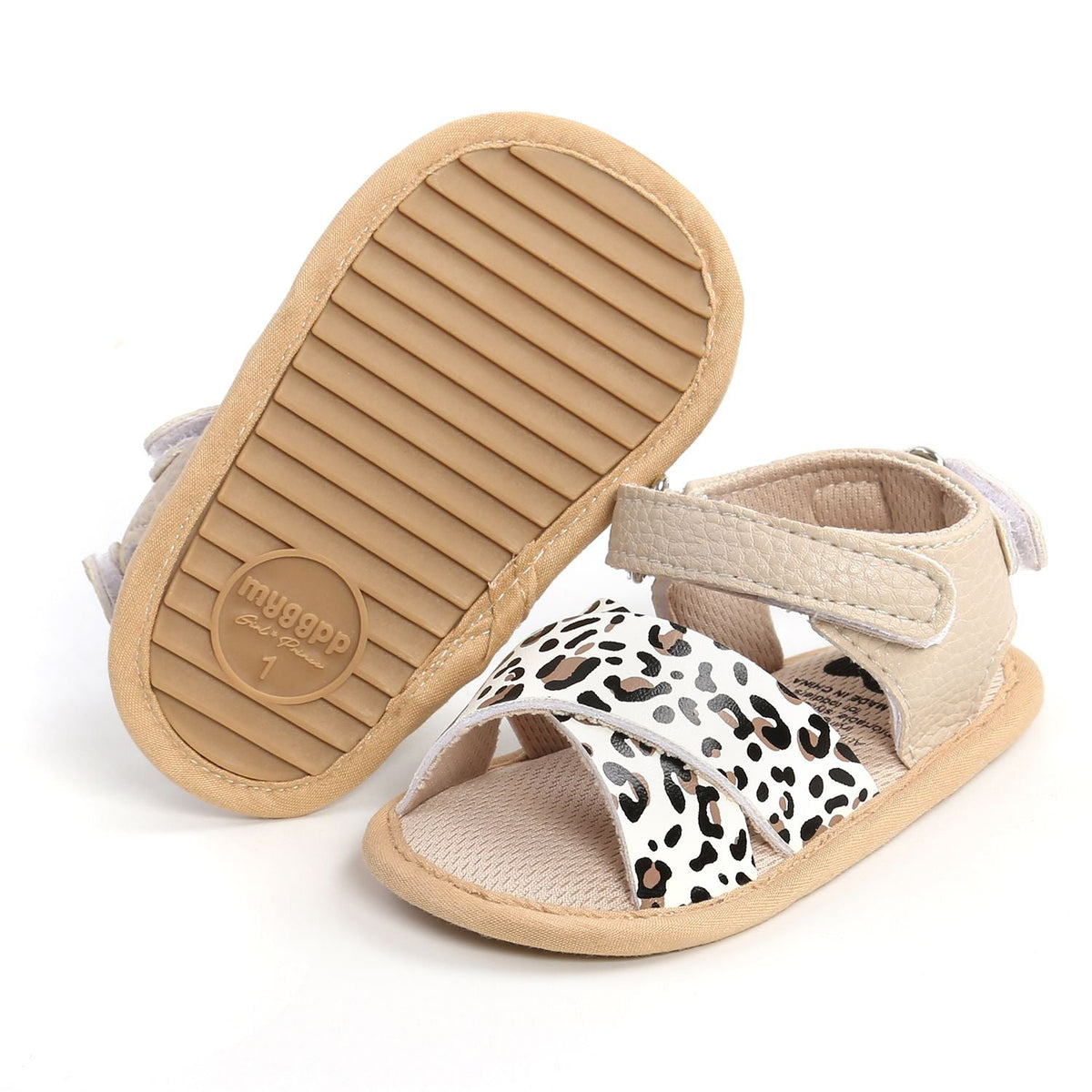 Cheetah Design Summer Baby Sandals