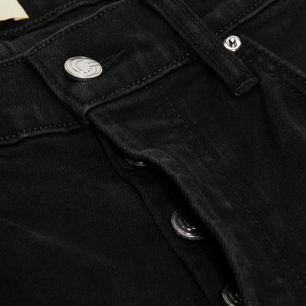 CNCPTS Washed Black Straight Denim (Black)