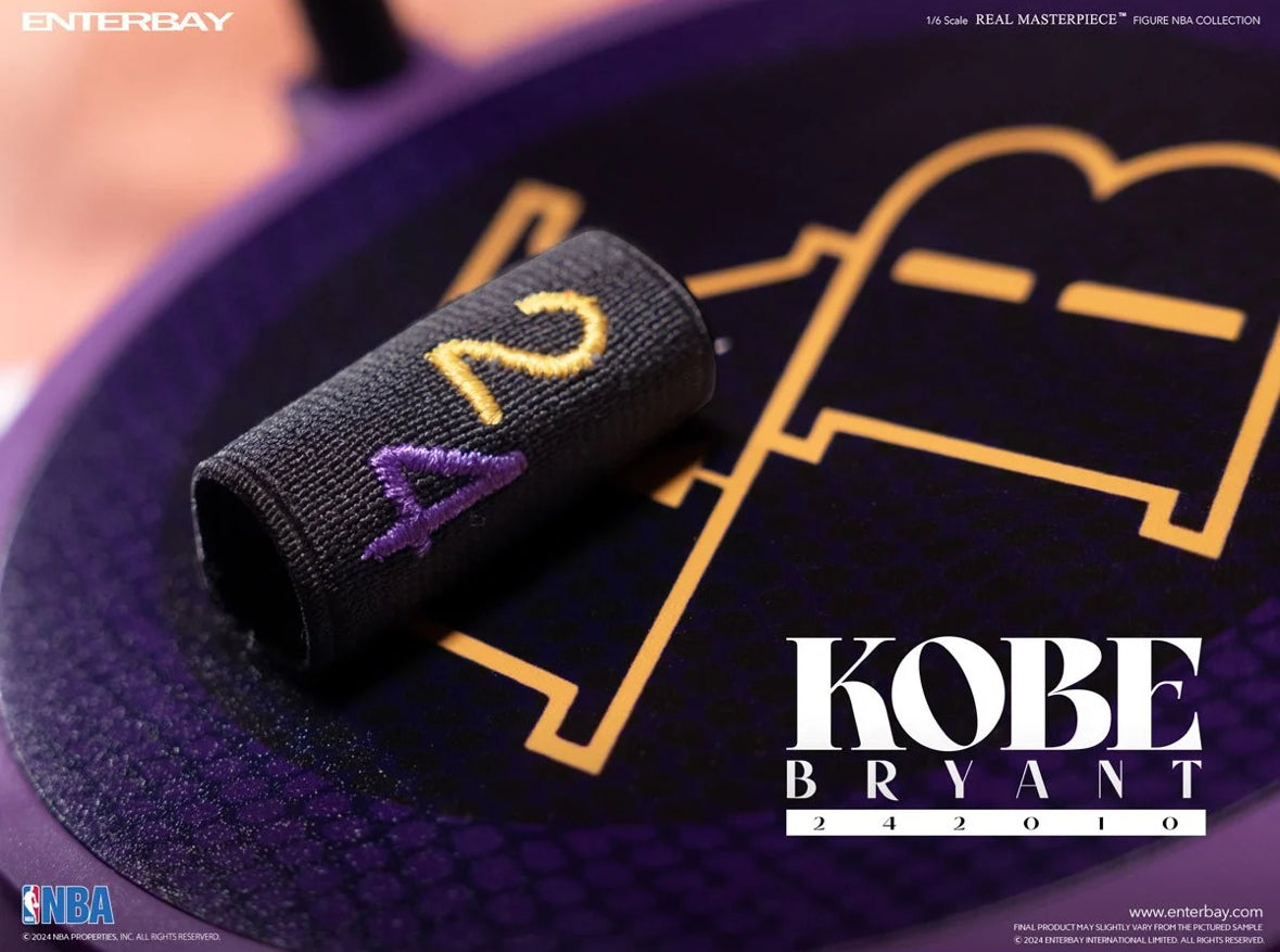 NBA 2010 Champion Los Angeles Lakers Kobe Bryant Real Masterpiece by Enterbay