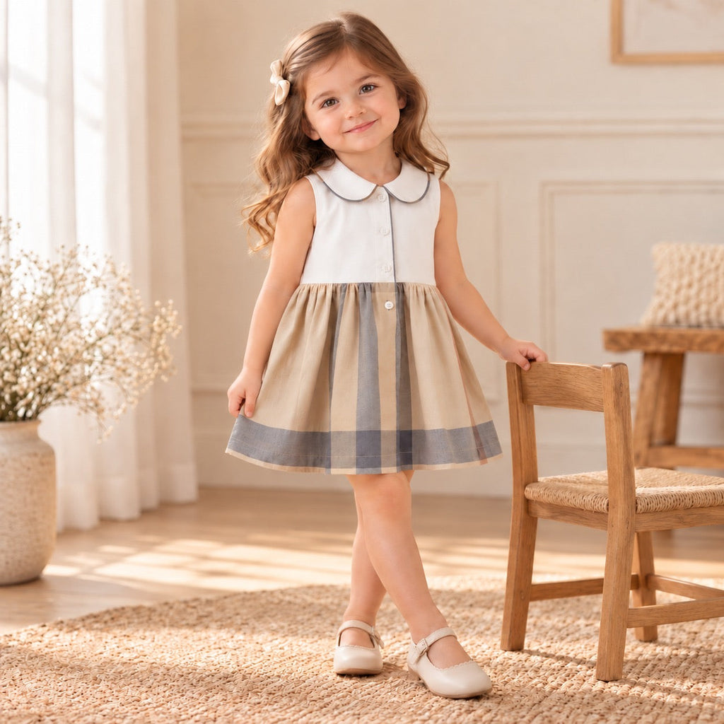 Adele Vintage Style Girls' Dress