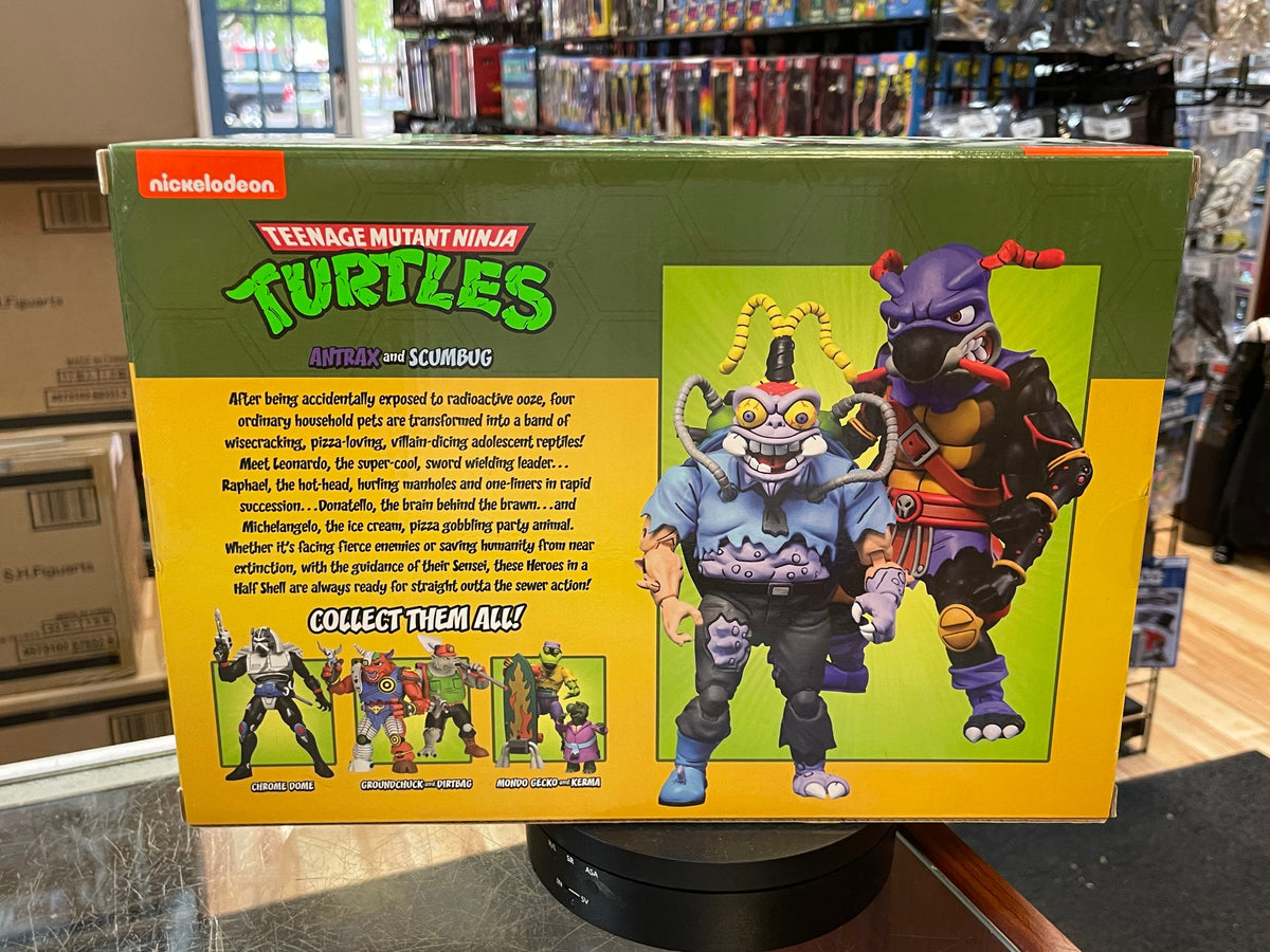 Antrax & Scumbug (TMNT Ninja Turtles, NECA) **Open New**
