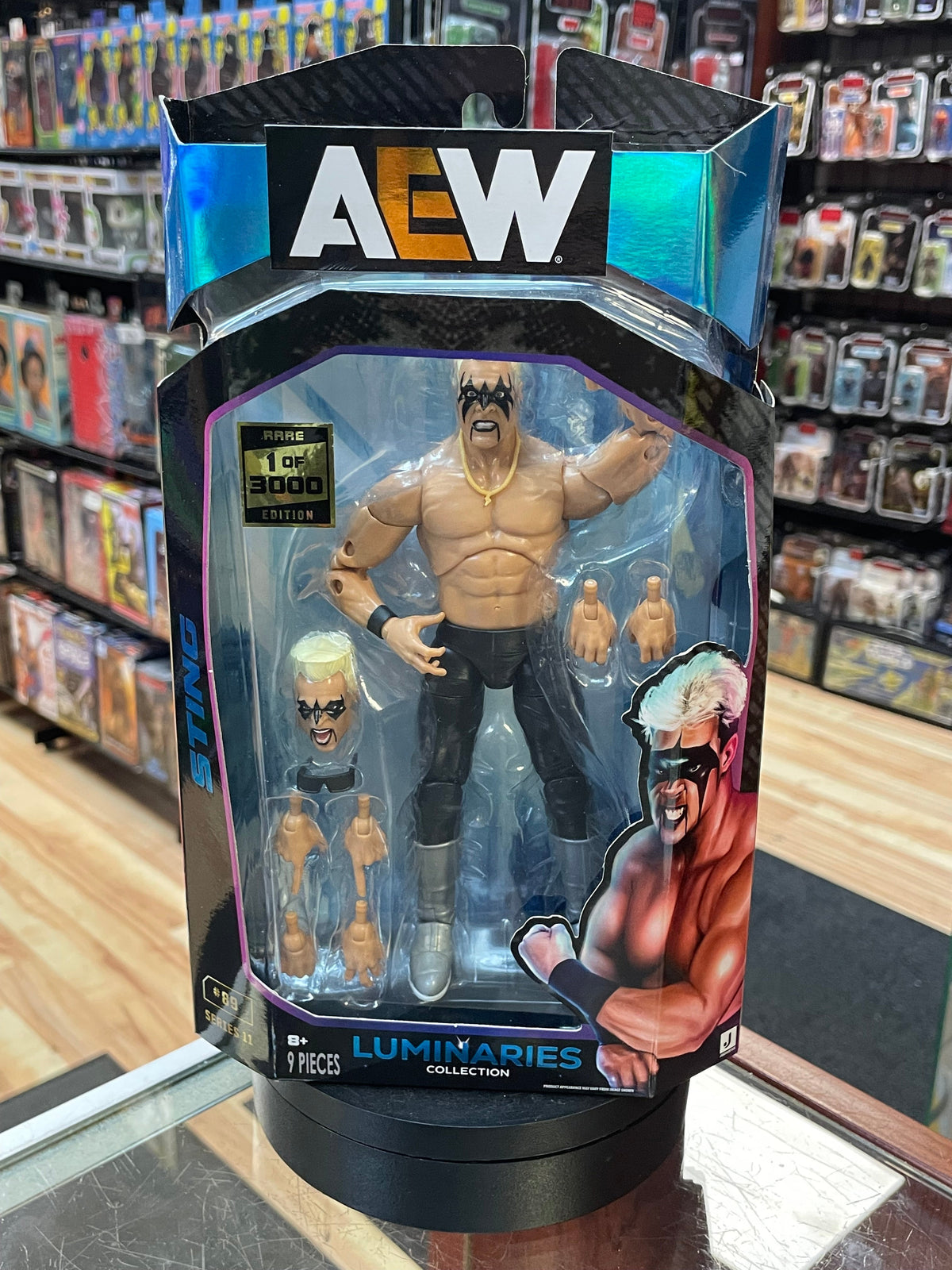 Luminaries Sting Chase (AEW, Jazwares) SEALED