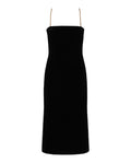 Midi Tube Dress With Twisted Chain Straps