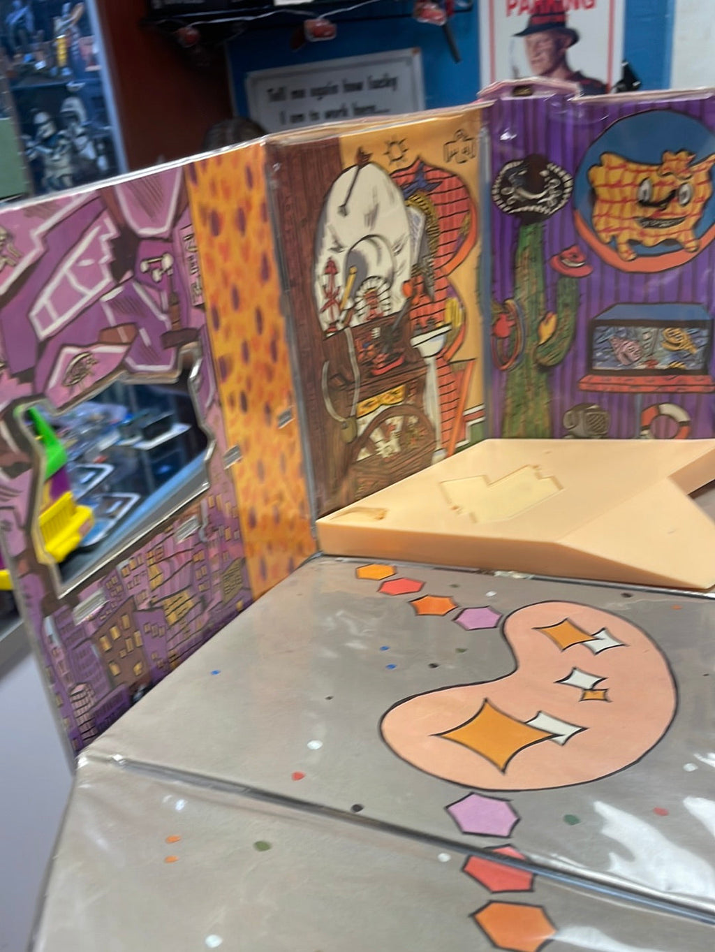 Pee Wee’s Playhouse (Matchbox, Vintage Pee Wee Herman) Unused Contents
