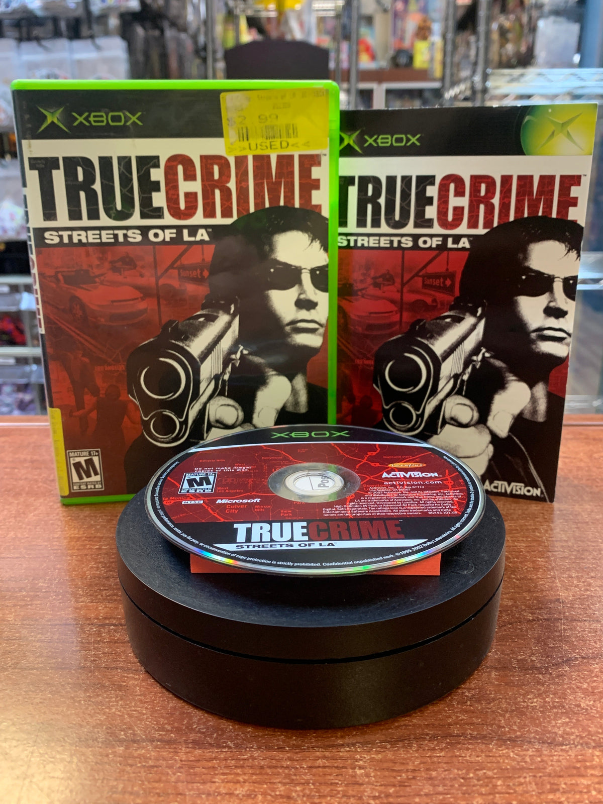 True Crime Streets of LA (Xbox, Activision, Video Game) **TESTED**