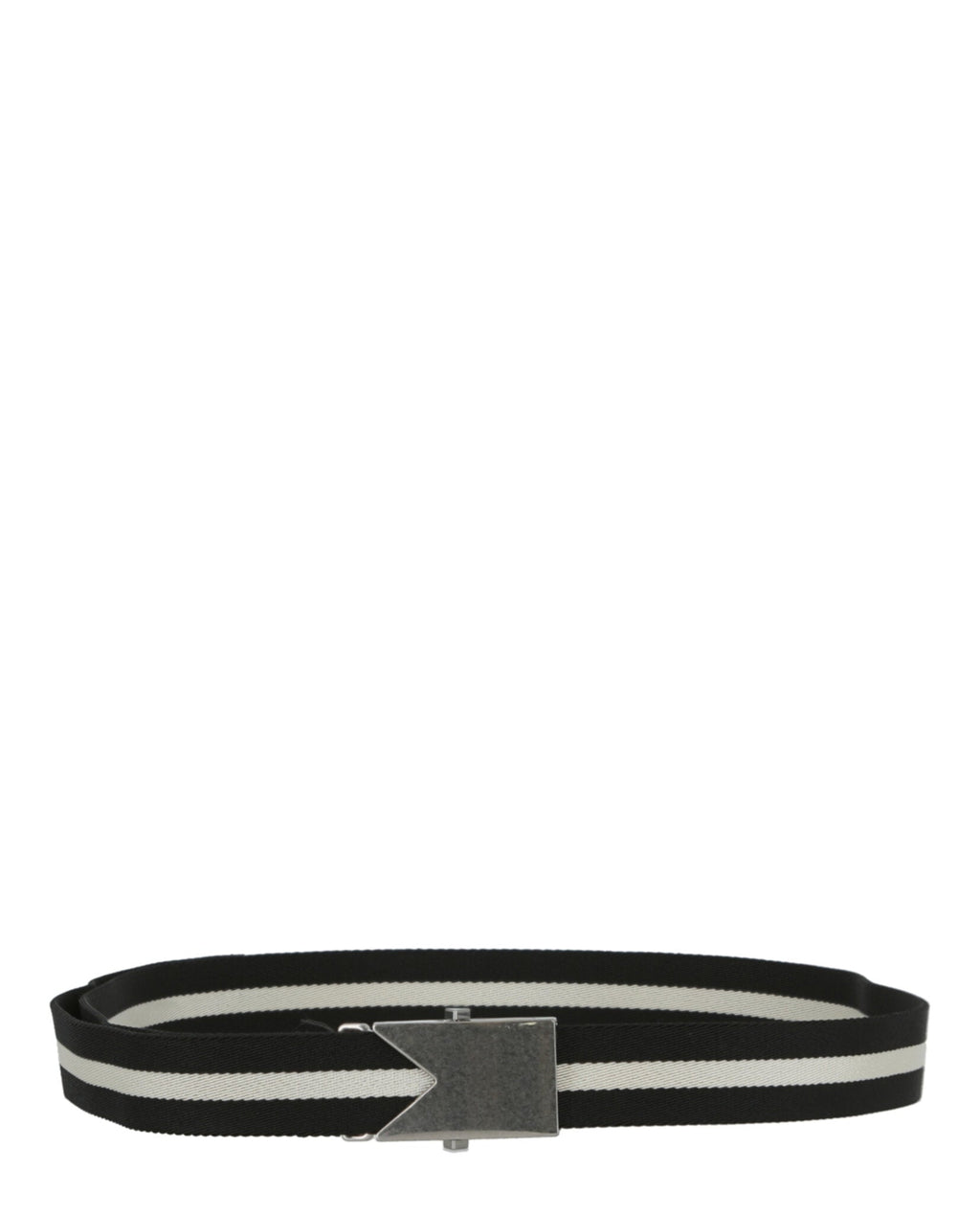 Striped Slide Buckle Belt