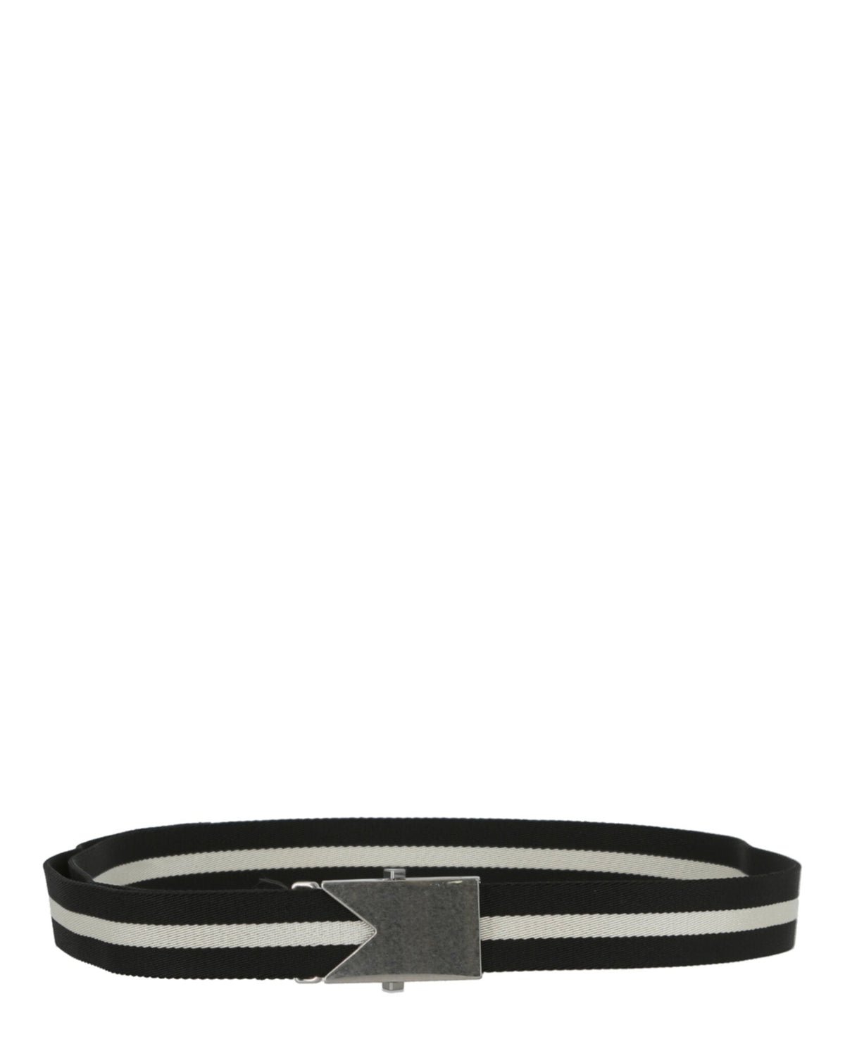 Striped Slide Buckle Belt