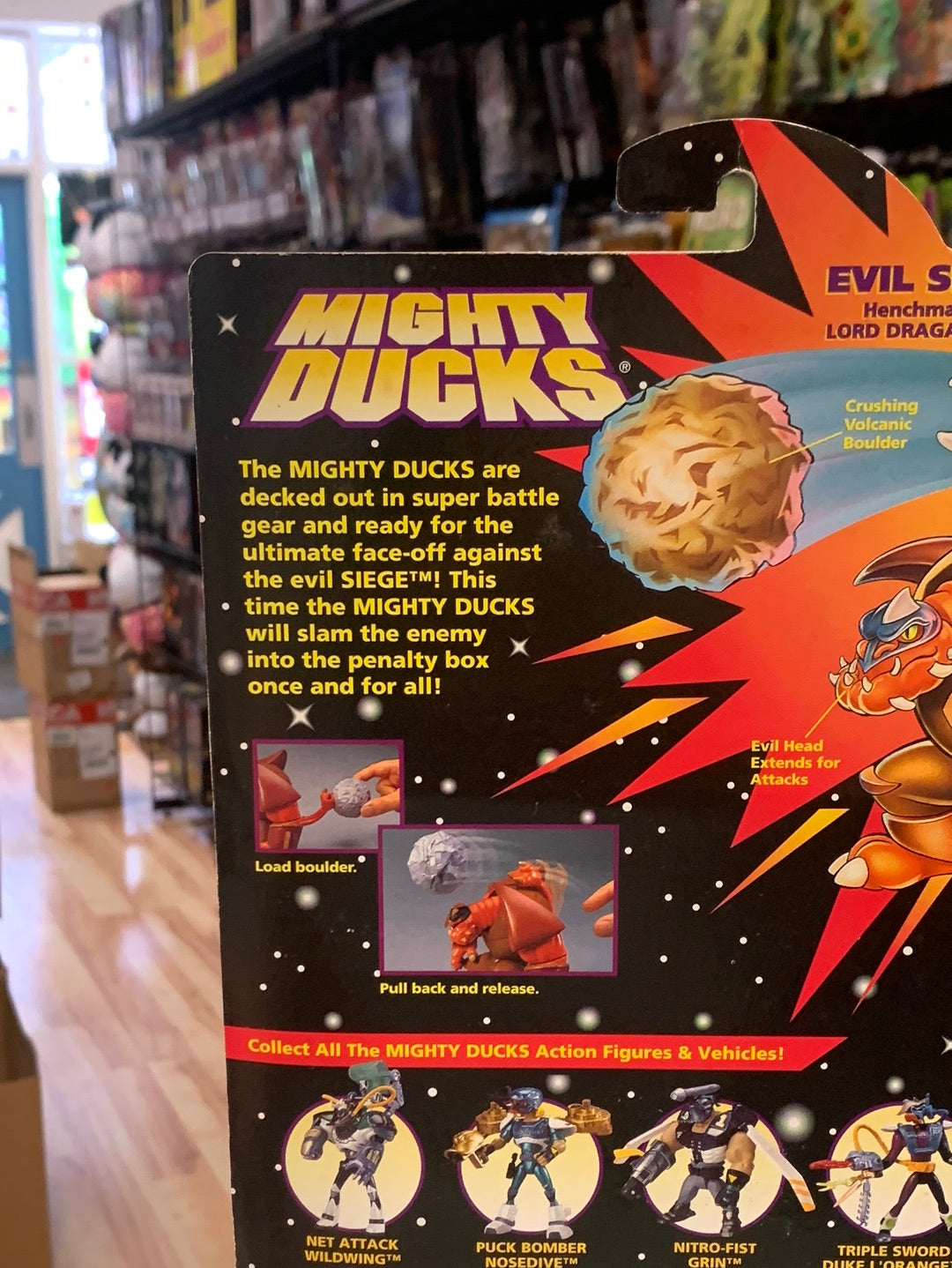 Evil Siege 0516 (Vintage Mighty Ducks, Mattel)