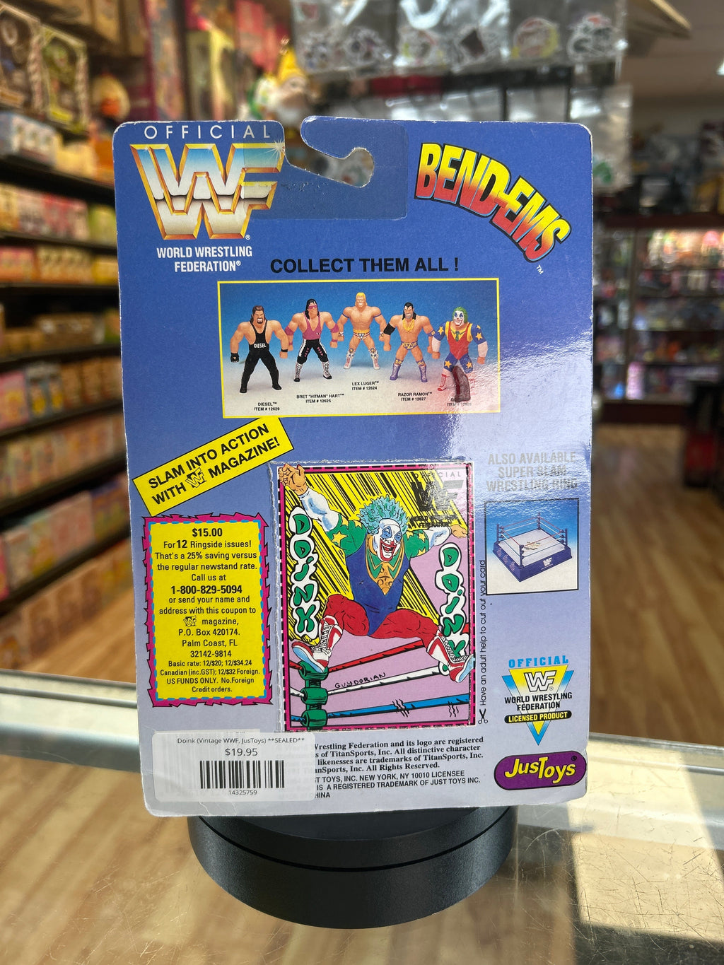 Doink (Vintage WWF, JusToys) **SEALED**