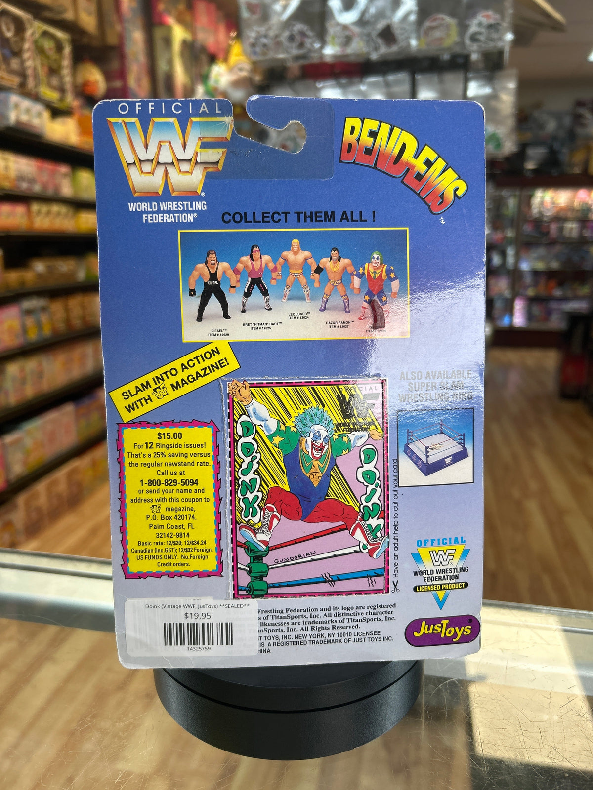 Doink (Vintage WWF, JusToys) **SEALED**