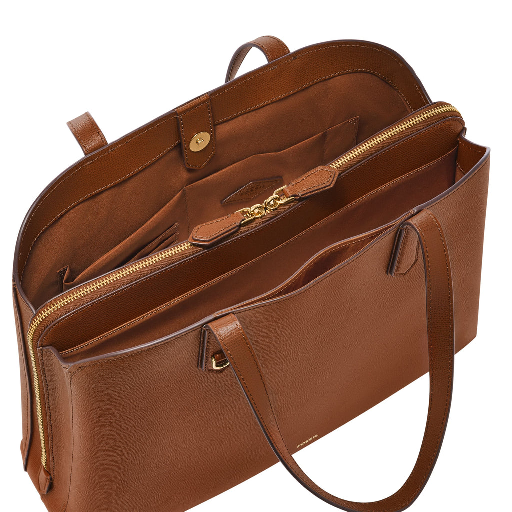 Fossil Women's Wren Leather Tote