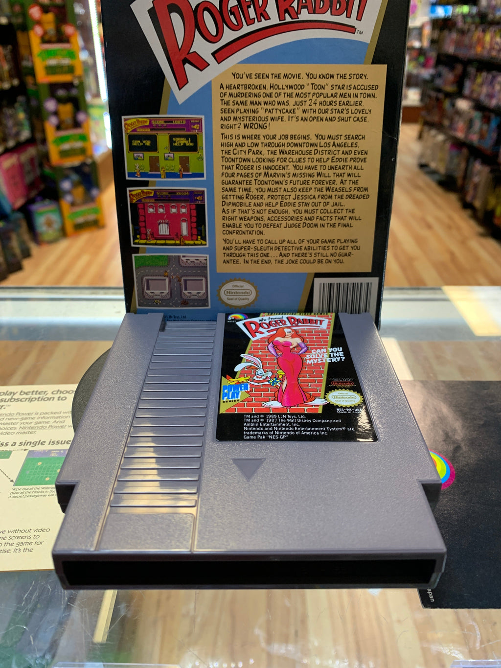 Who Framed Roger Rabbit(NES Nintendo, Video Game) **TESTED/COMPLETE**