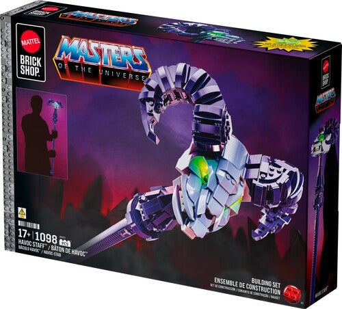 Masters of the Universe: Skeletor Havoc Staff 1098 Piece Mattel Brick Shop