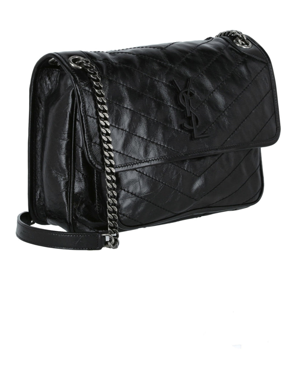 Medium Niki Leather Shoulder Bag