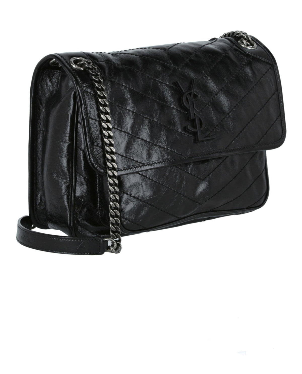 Medium Niki Leather Shoulder Bag