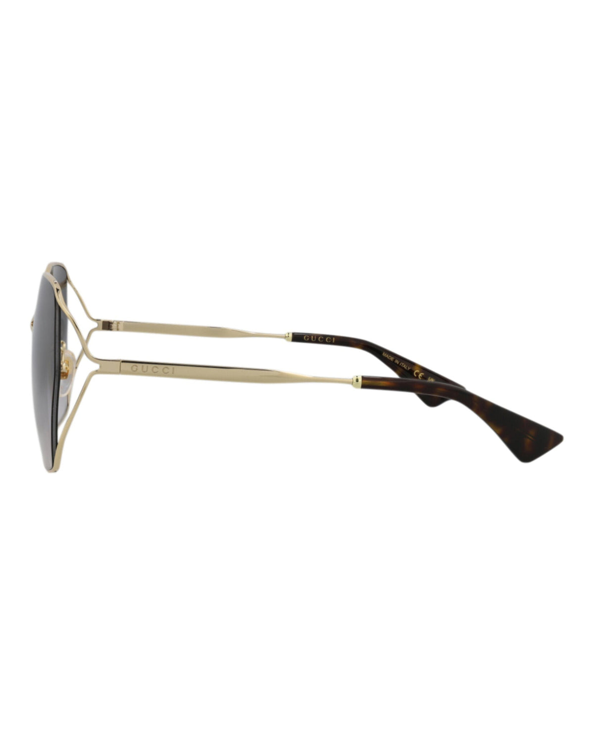 Round-Frame Metal Sunglasses