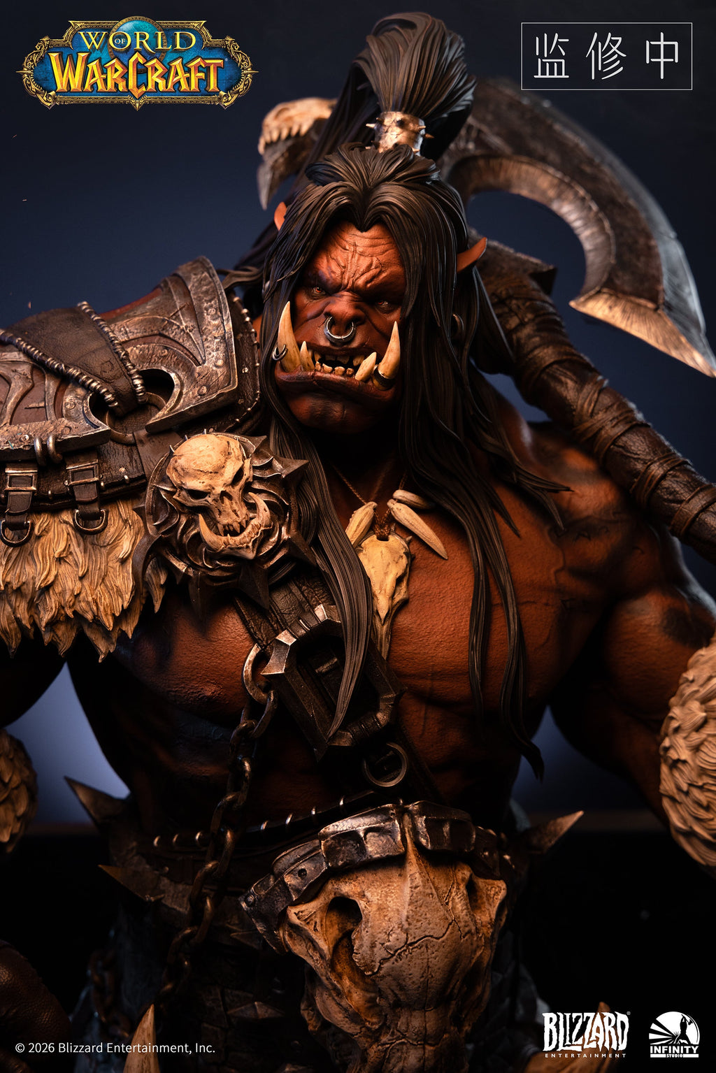 World of Warcraft: Grommash Hellscream 1/3 Scale Bust