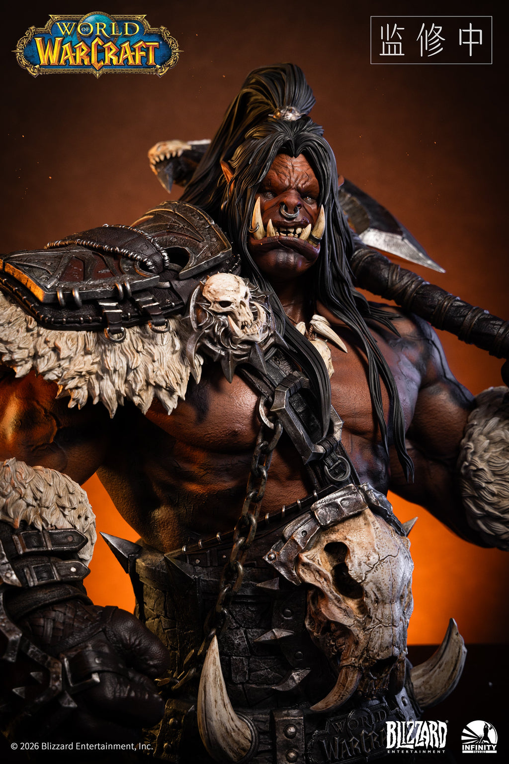 World of Warcraft: Grommash Hellscream 1/3 Scale Bust