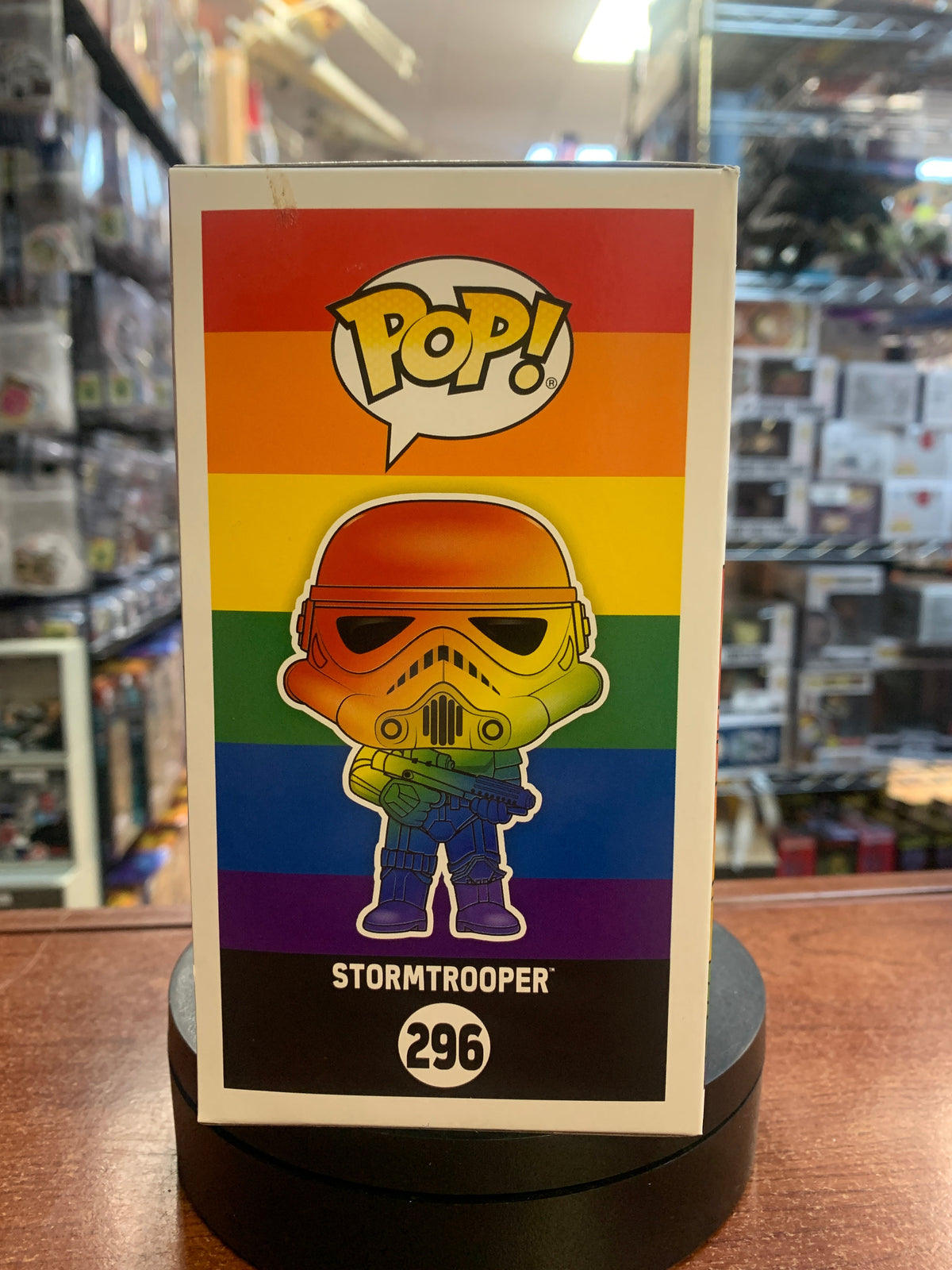 Rainbow Stormtrooper #296 (Funko Pop, Star Wars)