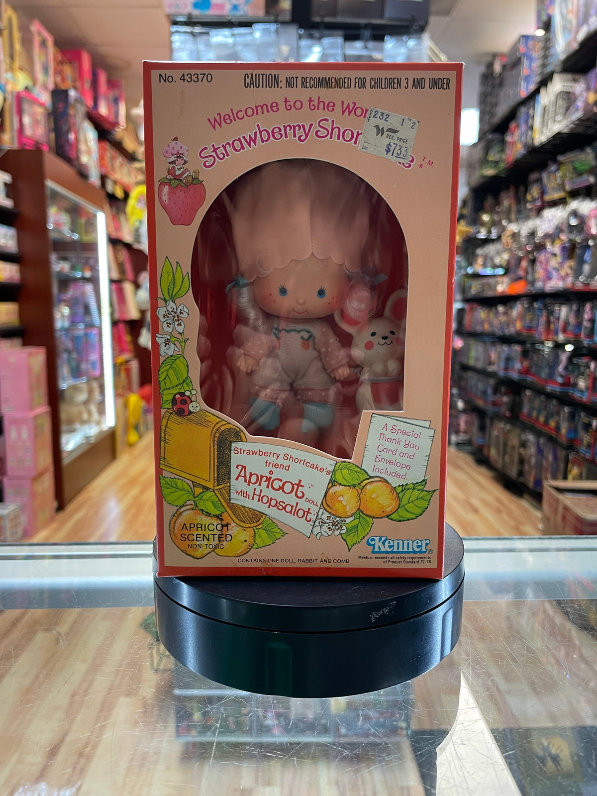 Apricot with Hopsalot Doll (Vintage Strawberry Shortcake, Kenner) **SEALED**