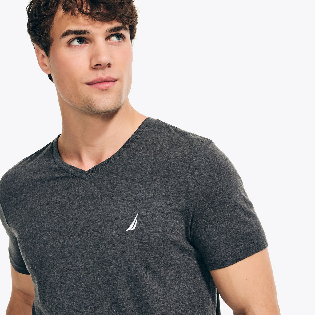 Nautica Heather V-Neck T-Shirt