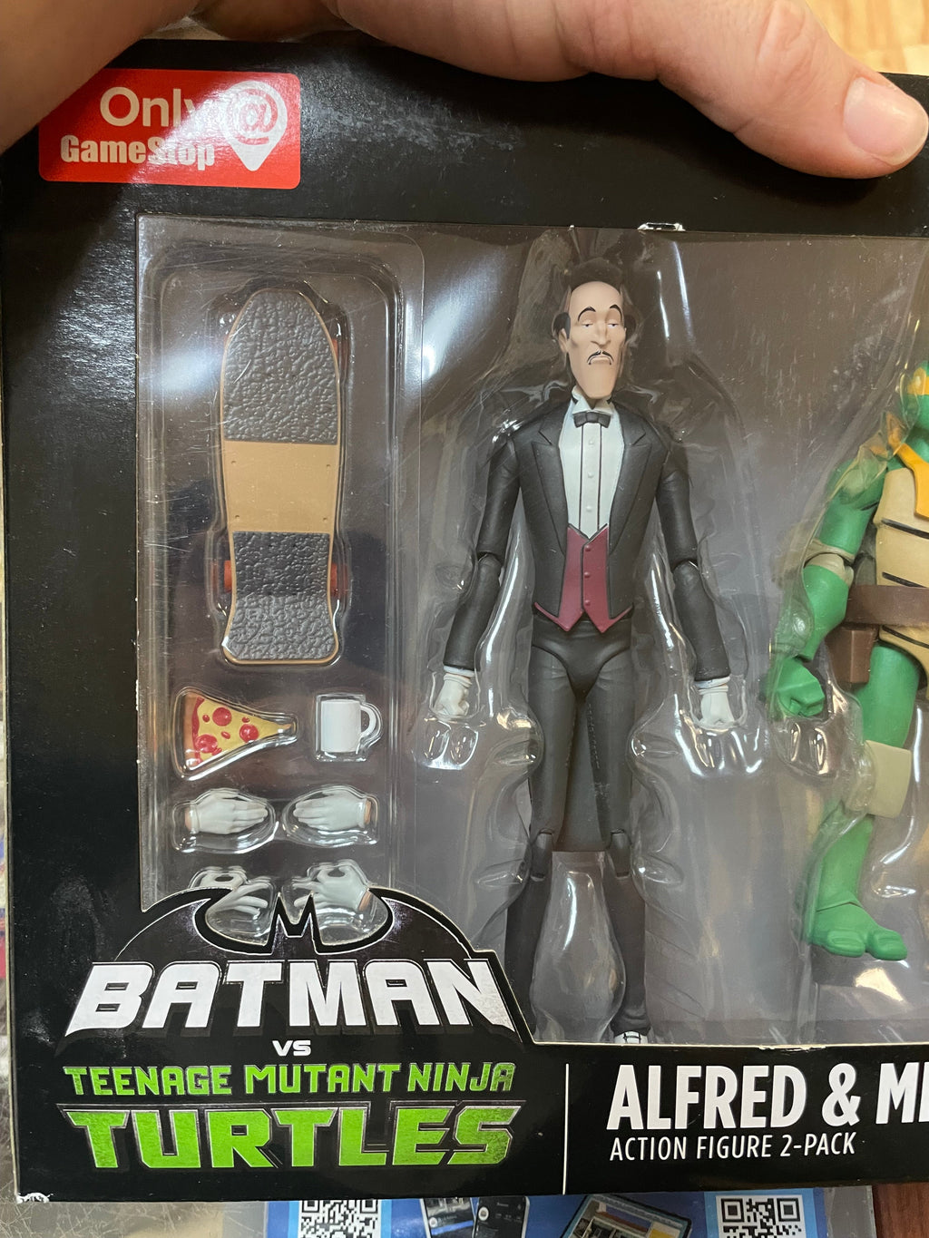 Alfred & Michelangelo 2 Pack (Batman Vs Teenage Ninja Turtles, DC Collectibles) SEALED