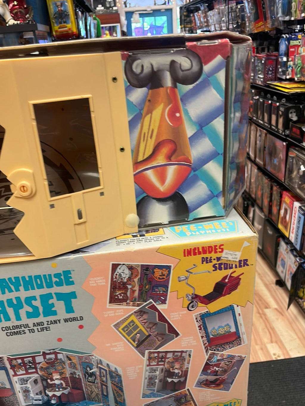Pee Wee’s Playhouse (Matchbox, Vintage Pee Wee Herman) Unused Contents