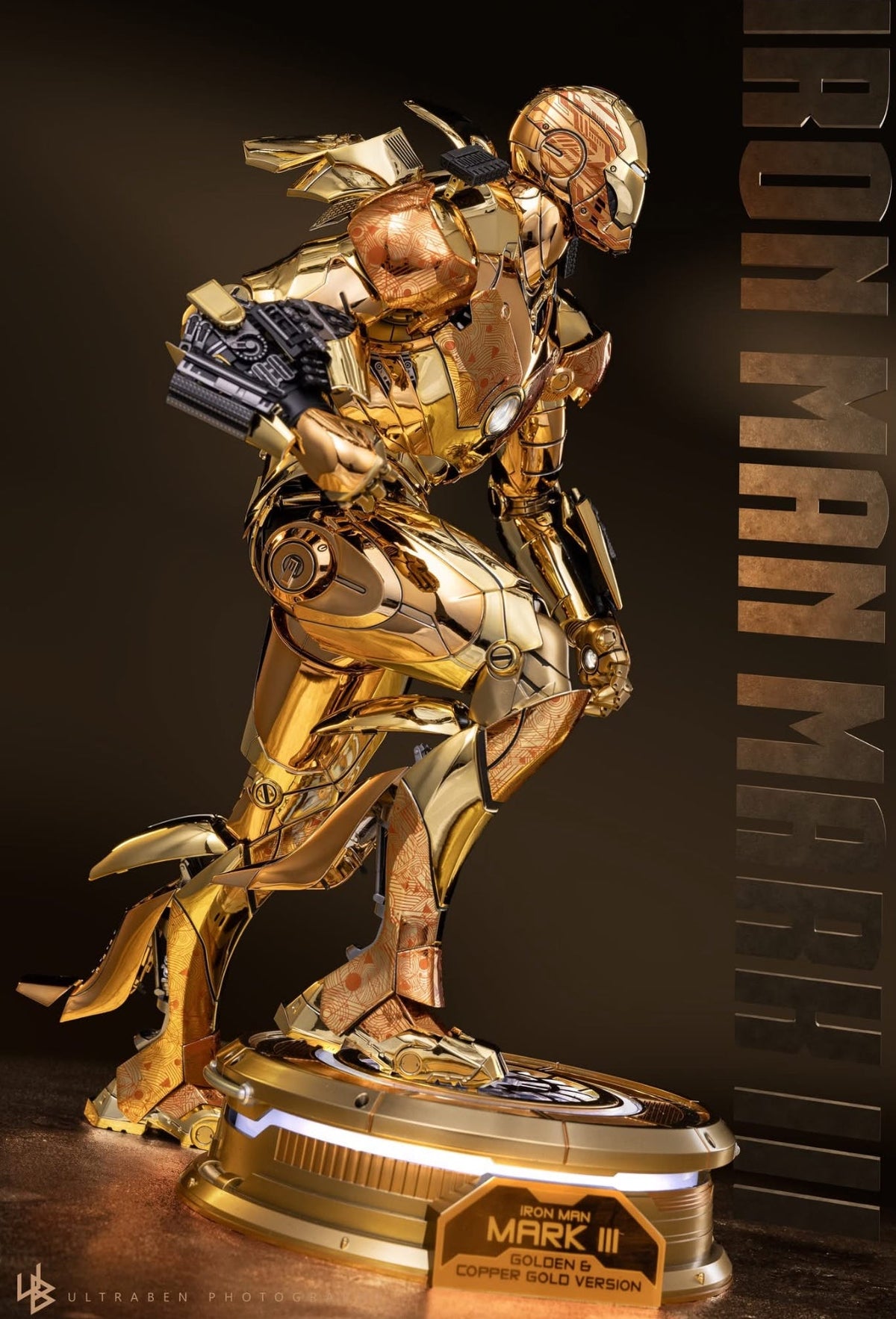 READY🔥Hot Toys MMS848d78 Iron Man Mark III (Golden & Copper Gold Version) Special Edition [Hot Toys Exclusive]