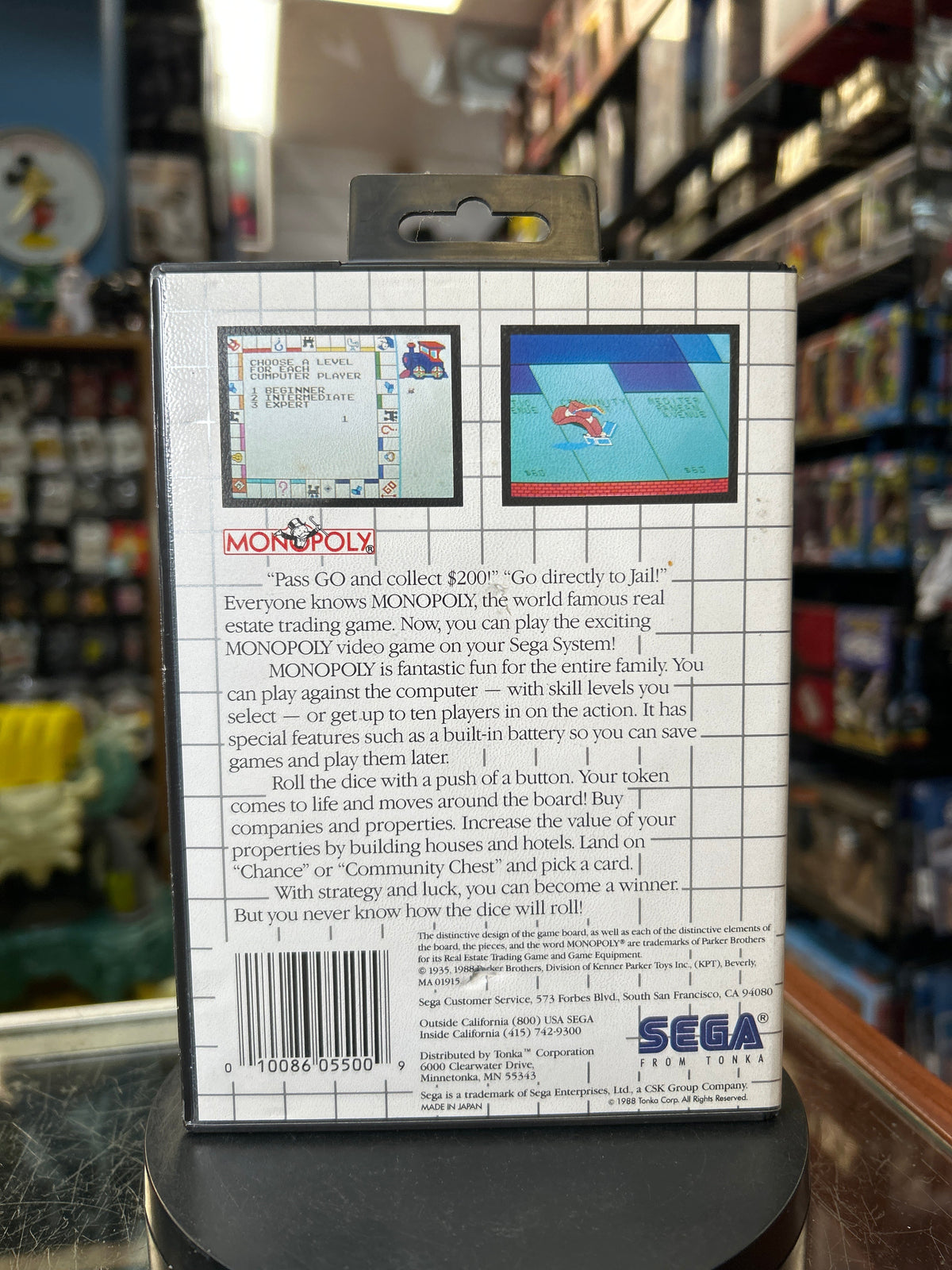 Monopoly 0837 (SEGA Master System SMS, Video Games) **COMPLETE**