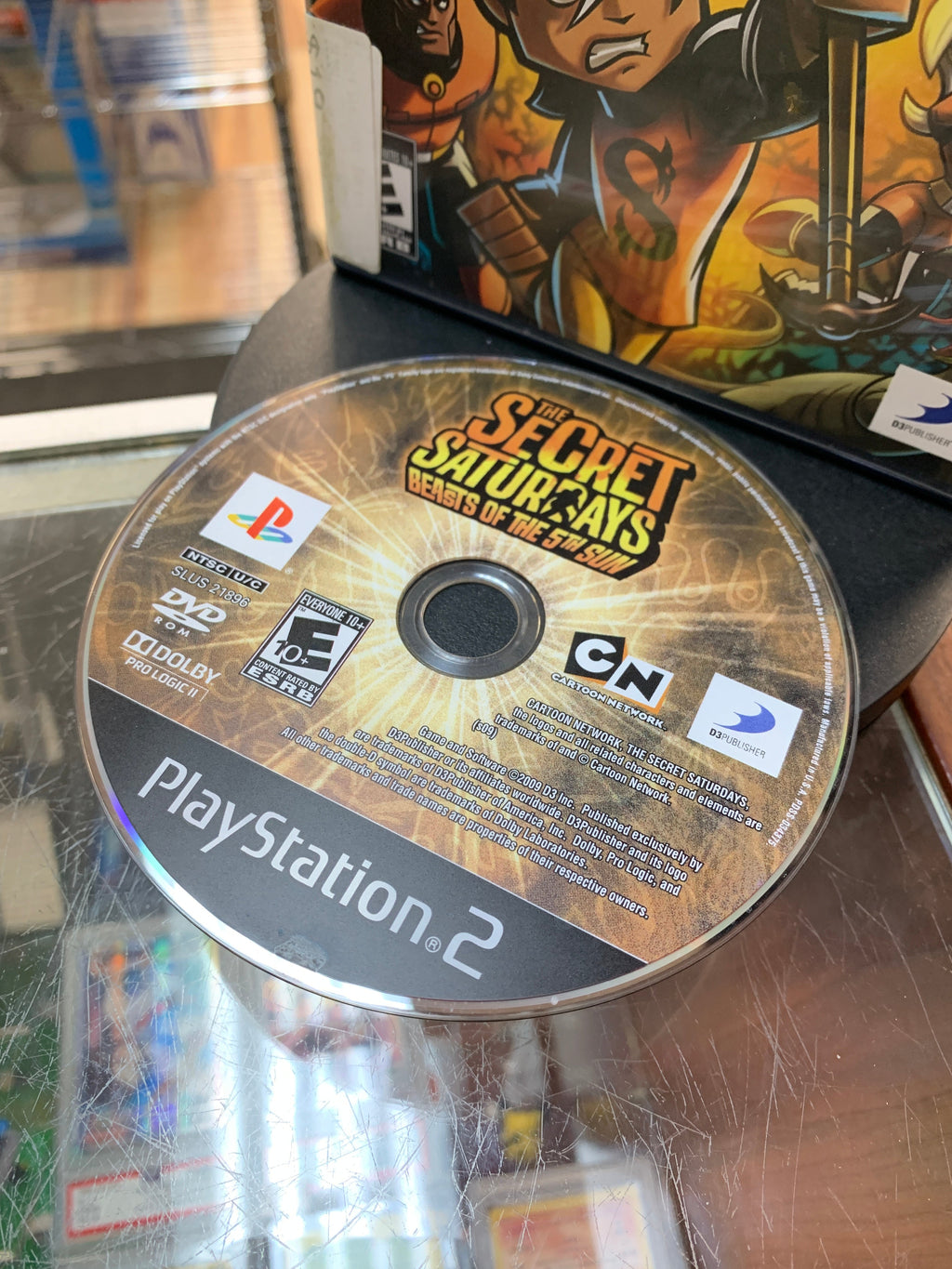 Secret Saturdays Beast of the 5th Sun (Sony Playstation PS2, Video Games) **TESTED**