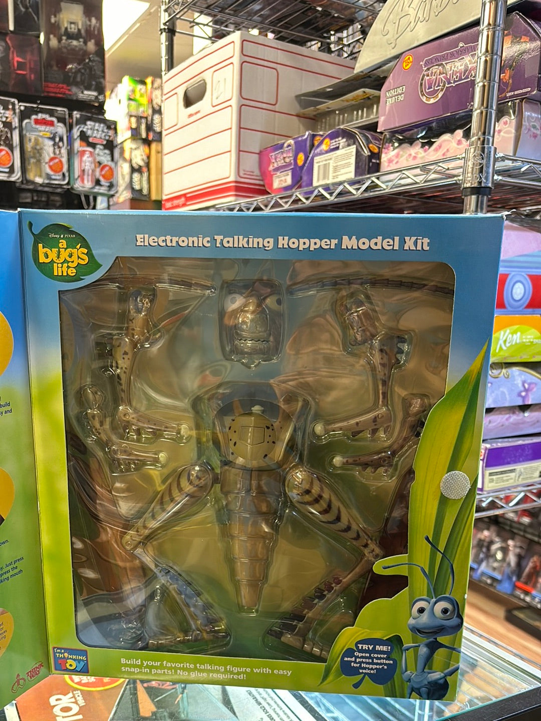 Electronic Talking Hopper Model Kit(Vintage Bugs Life, Thinking Toy) SEALED