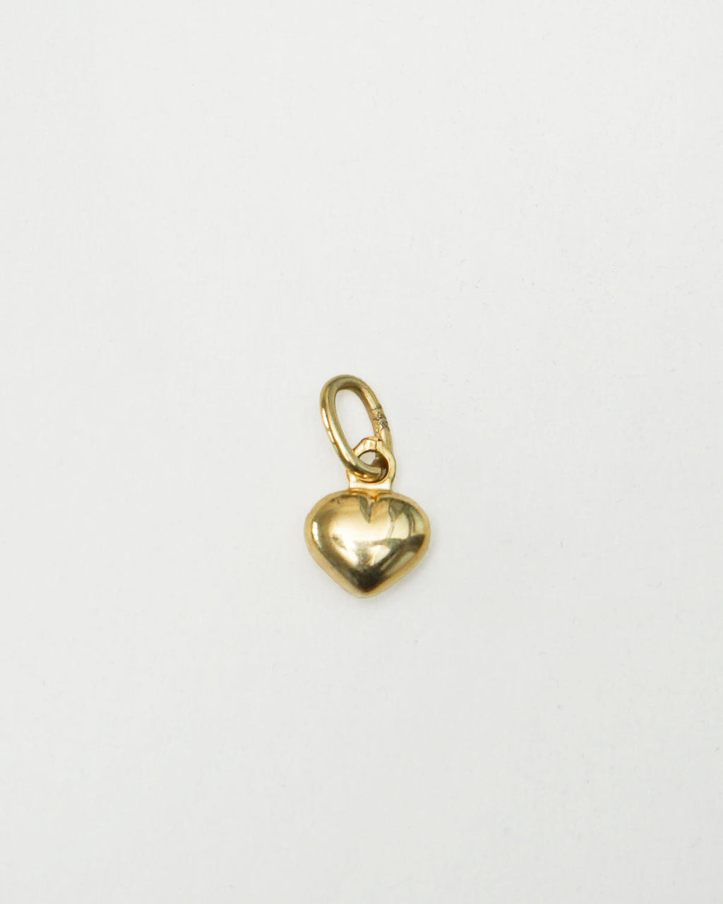 14k Gold Heart Charm