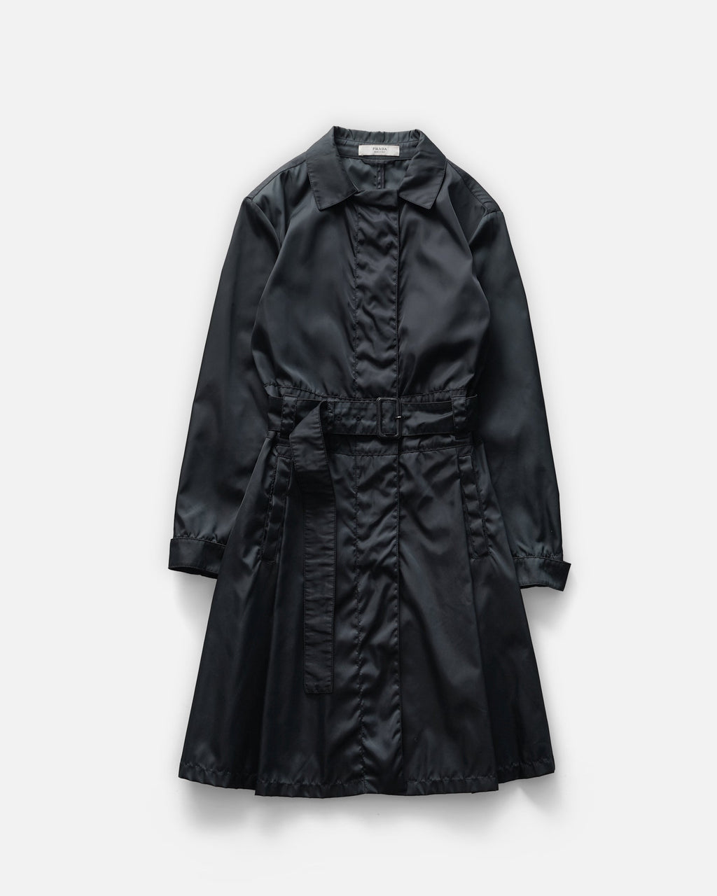 Belted Nylon Coat