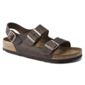 Unisex Milano Oiled Leather Sandals In Habana