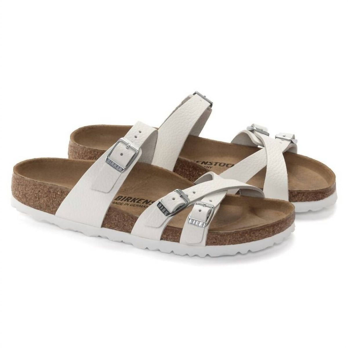 Women's Franca Leather Sandals In White