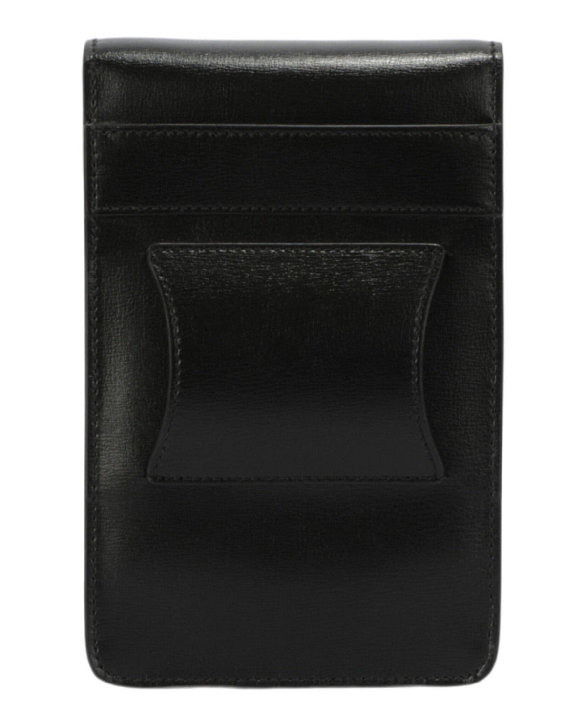 Logo Leather Convertible Crossbody Mobile Bag