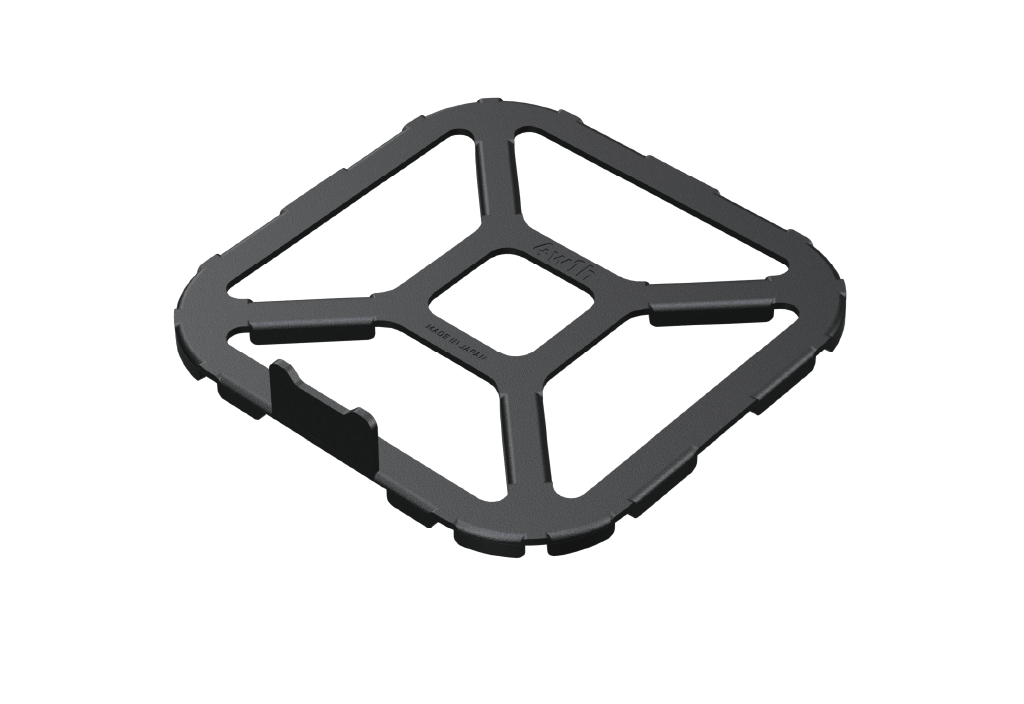 4w1h Stove Supporter 黑色炉灶支架 13.2×13.2×高2.3cm 日本制