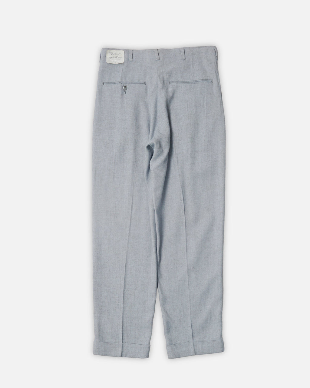 1950's Tucked Trousers / Size: 27