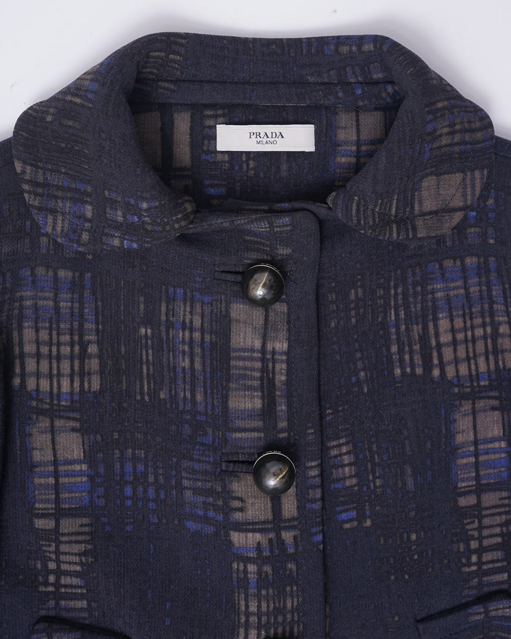 Ball Button Patterned Jacket