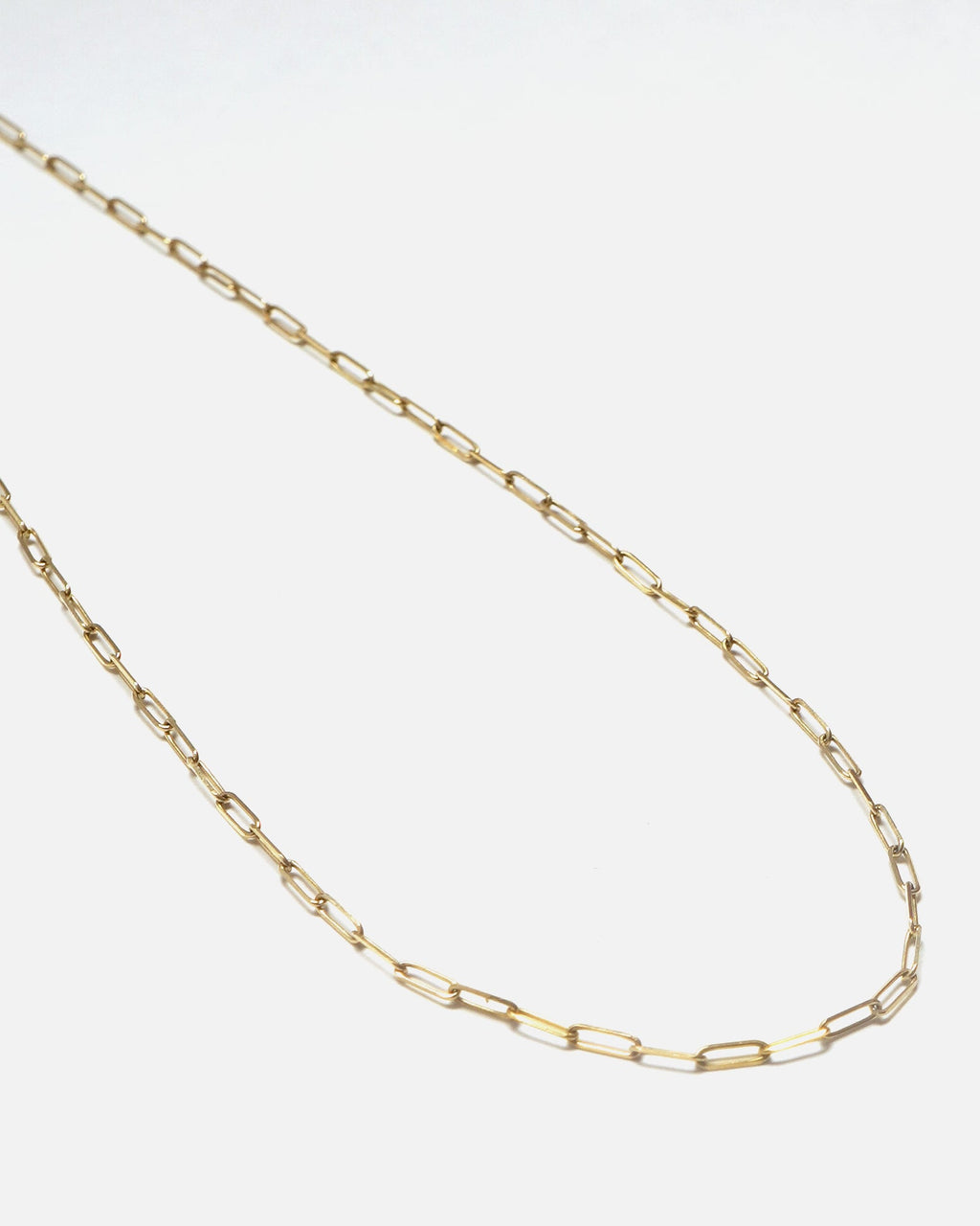 14k Paperclip Chain Necklace