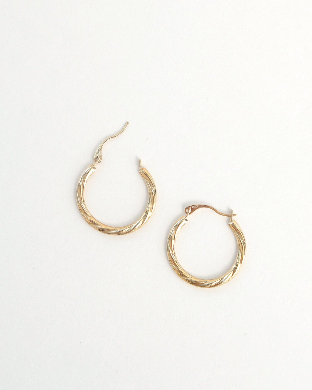 14k Gold Hoop Earrings