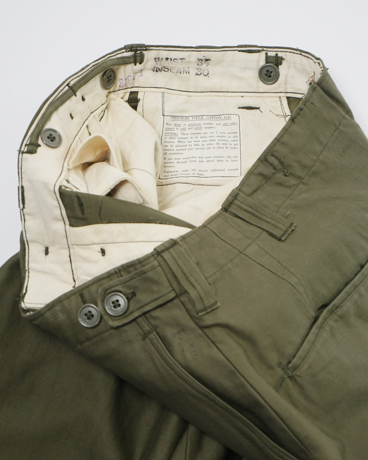 1940's US Military Field Trousers