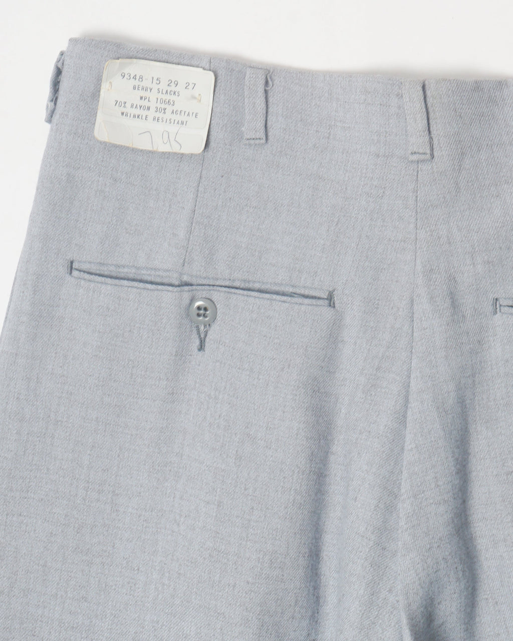 1950's Tucked Trousers / Size: 27