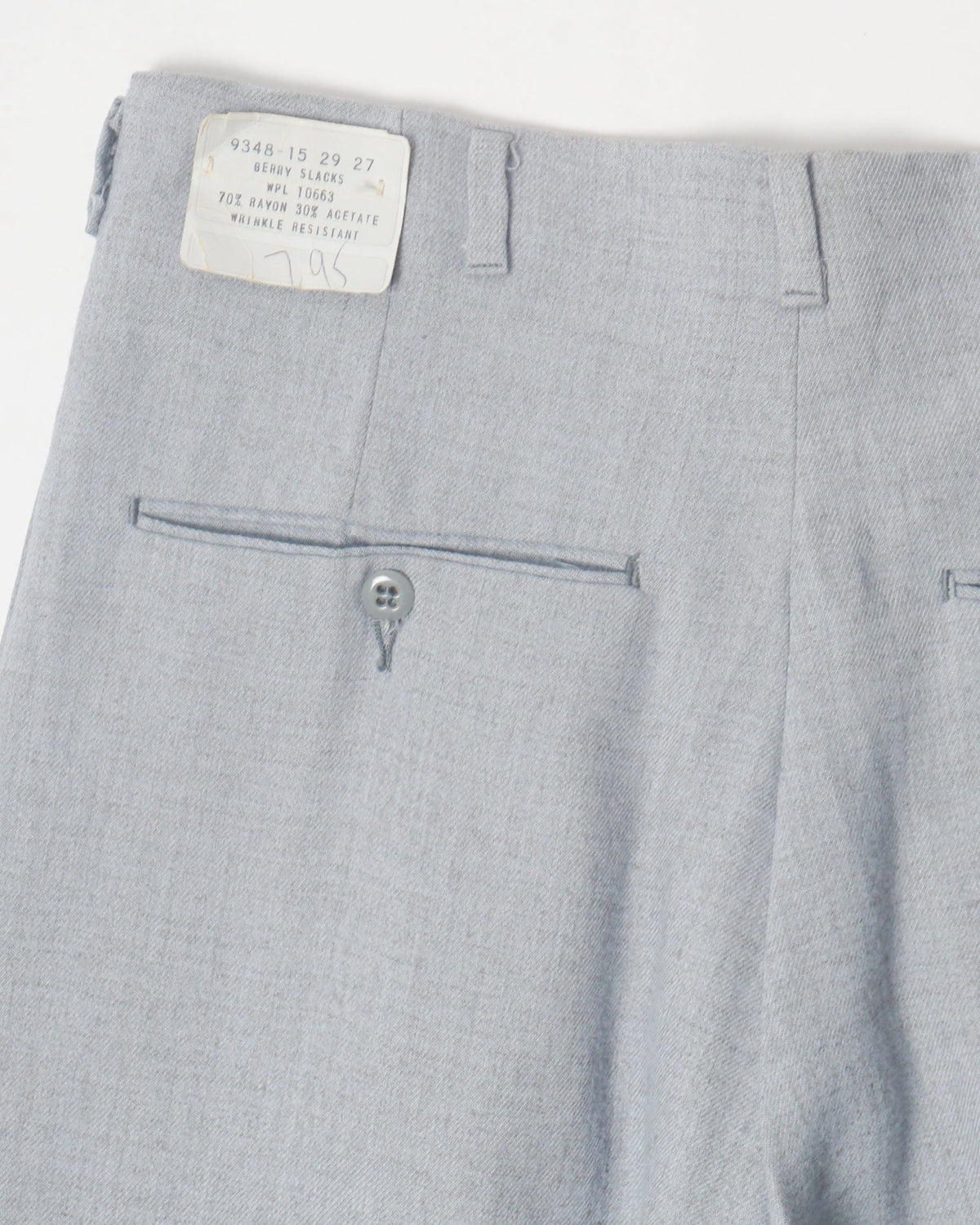 1950's Tucked Trousers / Size: 27