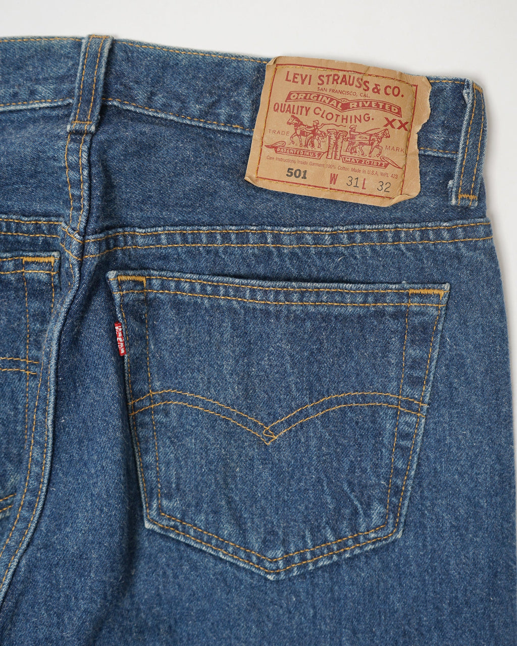 501 Straight Fit Denim Pants / size: 30
