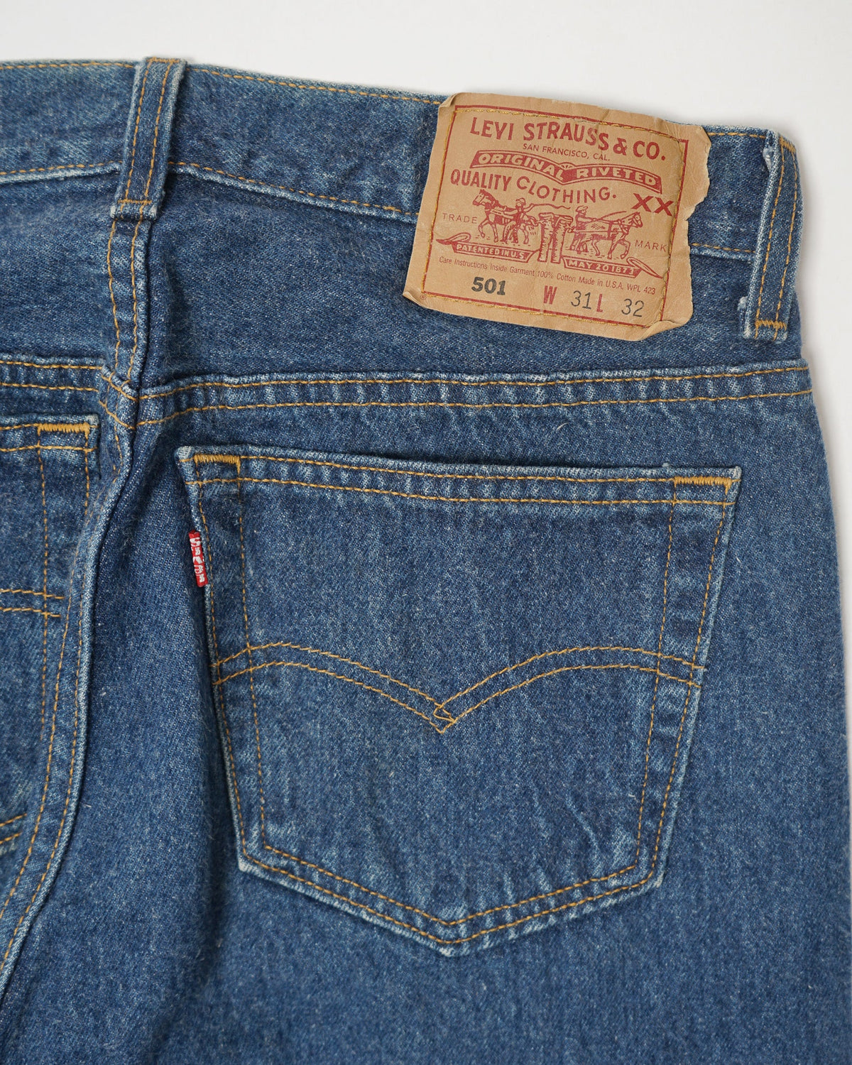 501 Straight Fit Denim Pants / size: 30