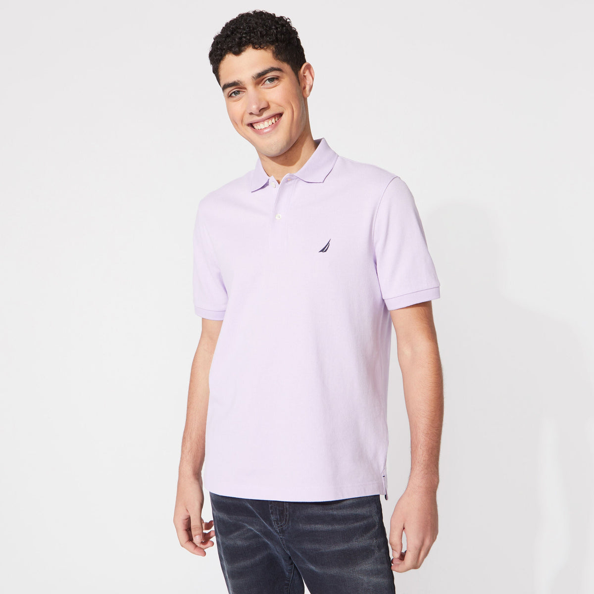 Nautica Mens Classic Fit Deck Polo