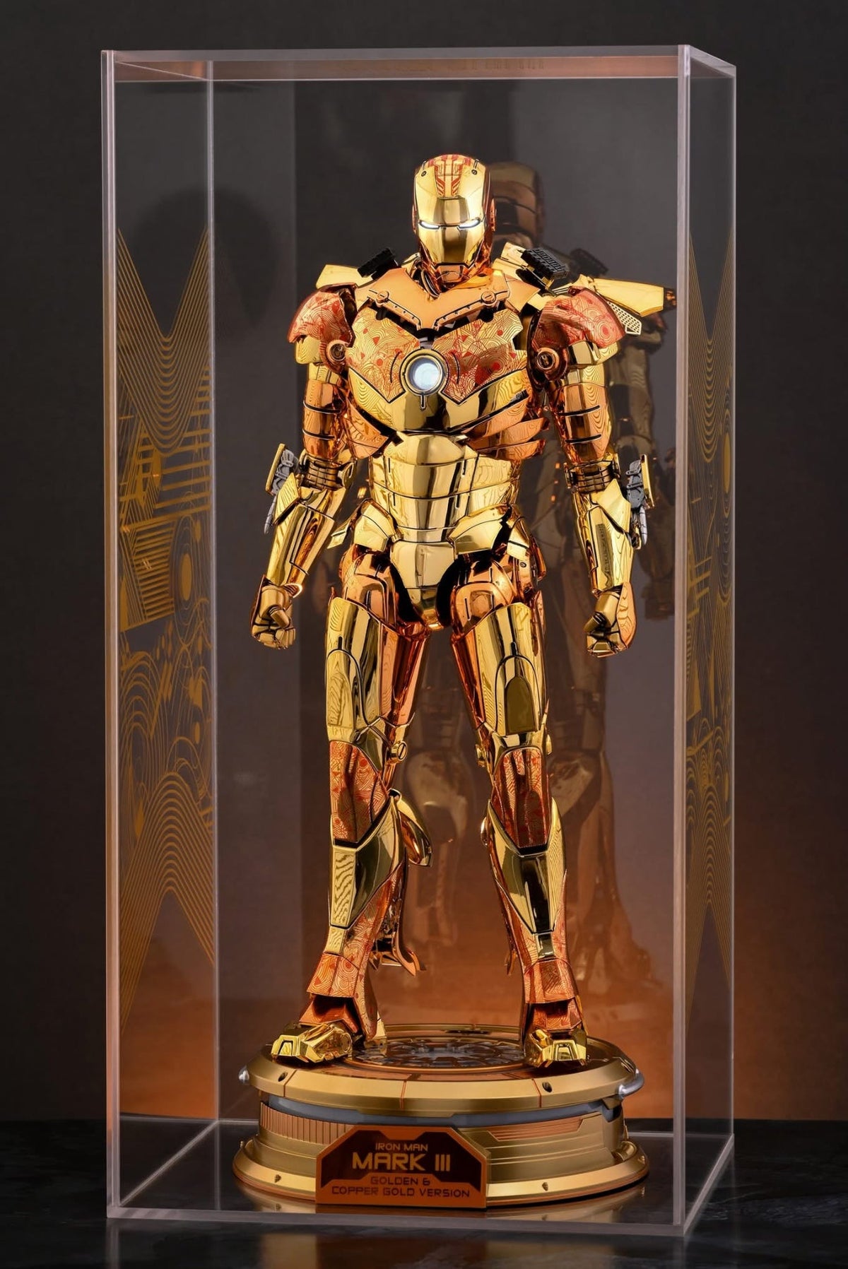 READY🔥Hot Toys MMS848d78 Iron Man Mark III (Golden & Copper Gold Version) Special Edition [Hot Toys Exclusive]